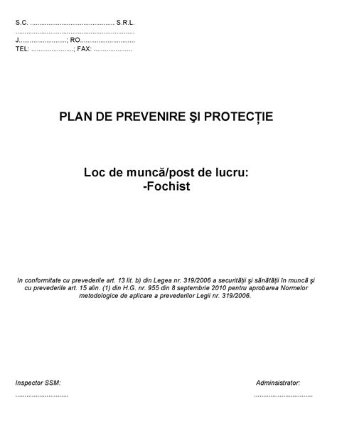 PDF Plan De Prevenire Fochist DOKUMEN TIPS