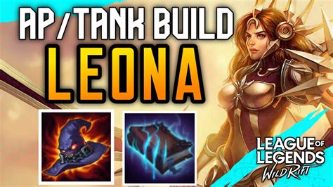 Leona Ap Tank Build Gameplay Wild Rift Exe Youtube