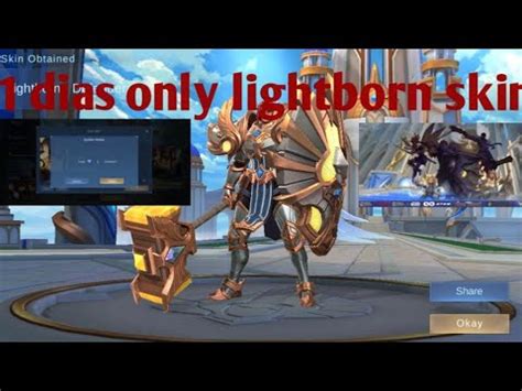 Promo Diamonds Mobile Legends 1 Diamond Only Light Born Skin YouTube