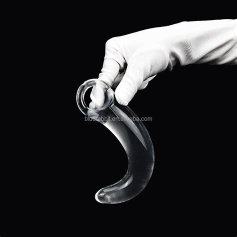 5 Sizes Transparent TPE Anal Dilator Set With Ring Handle Wholesale Soft Crescent Shaped Pelvic