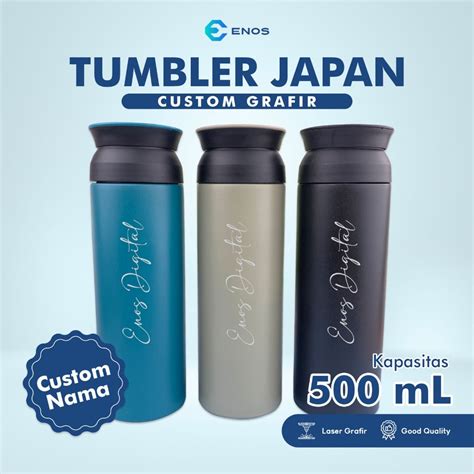 Jual Tumbler Custom Tumbler Japan Custom Logo Nama Grafir Laser