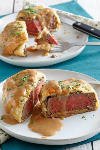 Beef Wellingtons With Gorgonzola And Madeira Wine Sauce Recipe