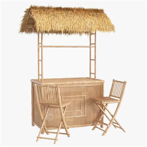 Bar Bamboo Beach Tiki 3D Model GreatCatalog 3527