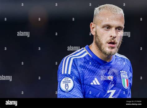 Italians Defender Federico Dimarco Looks During The Euro 2024