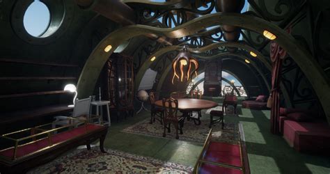 ArtStation - Captain Nemo's Room | WIP 06