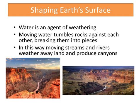 Chapter 1 Lesson 1 Shaping Earths Surface People Change The Land