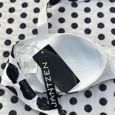 Jantzen Swim Jantzen High Waisted Polka Dot Sequin Bikini Retro