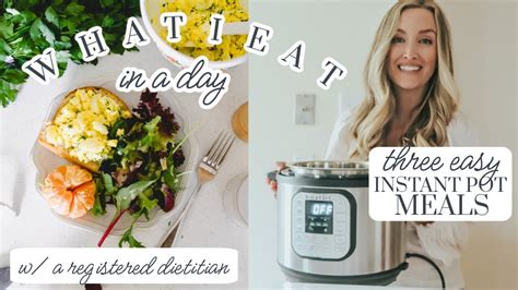 Healthy Eating For Busy Moms Instant Pot Recipes What I Eat In A