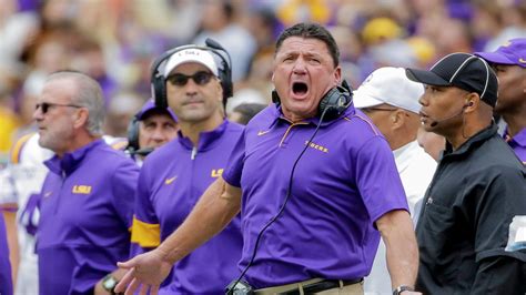 Ed Orgeron Lsu Football Parting Ways Coachs Buyout Nearly 1715m