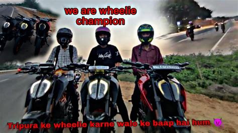 Tripura First Wheelie Ride Collaboration People Gone Crazy After