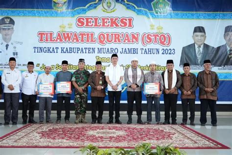 Pj Bupati Muaro Jambi Bachyuni Buka Stq Tingkat Kabupaten Zabak