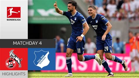 TSG Score from Own Half 1 FC Köln TSG Hoffenheim 1 3 Highlights