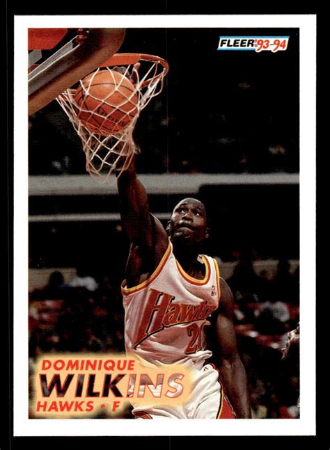 1993 Fleer 7 Dominique Wilkins MINT EBay