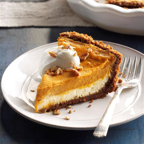 Tarta De Calabaza De Doble Capa Sin Horneado Un Delicioso Postre Para