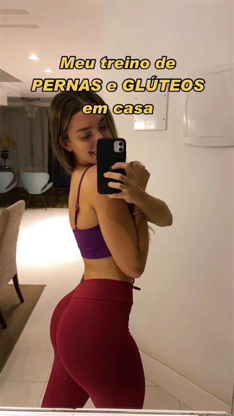 Exercícios Para Bumbum 🍑🔥 Exerciciosparaobumbum Treino De Pernas Feminino Treino Pernas E