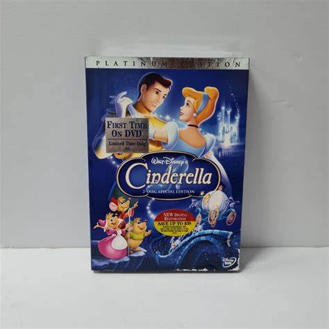 Brand New Disney Cinderella Platinum Edition Dvd Movie Hobbies