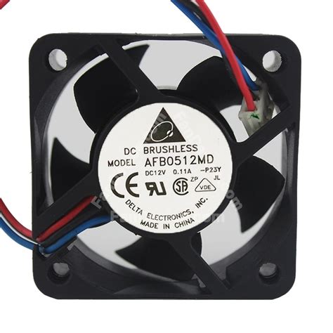 Delta AFB0512MD DC 12V 0 11A 2 Wires 3 Wires 4 Wires Axial Cooling