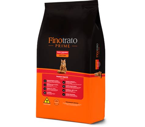 Finotrato Prime Premium Especial Para Gatos Castrados Frango Pet Shop