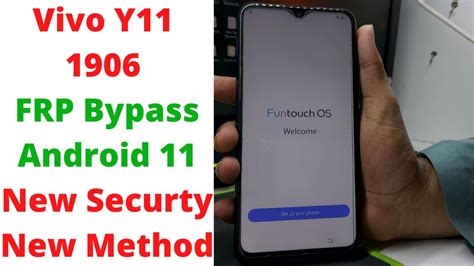 Vivo Y11 1906 FRP Bypass Android 11 New Securty New Method Vivo 1906