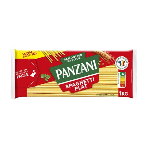 Pâtes spaghetti plat PANZANI le paquet de 1kg à Prix Carrefour