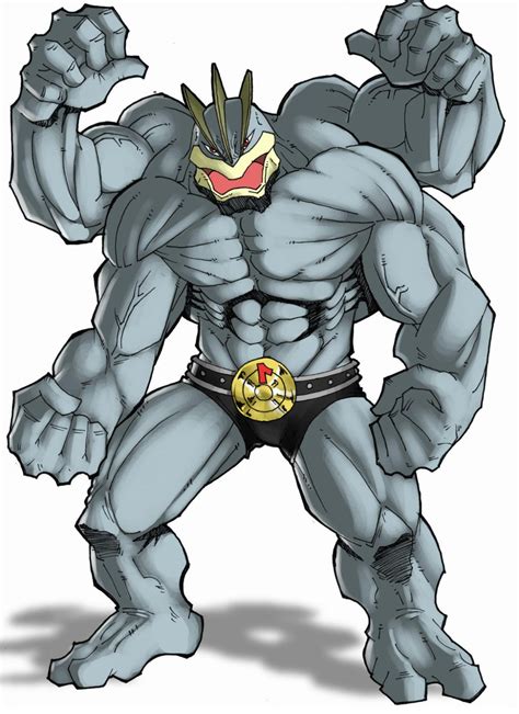 Machamp by Ronniesolano on DeviantArt | Pokemon art, Pokemon painting ...