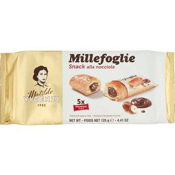 Pasticcini Millefoglie Alla Nocciola MATILDE VICENZI 125 G Coop Shop