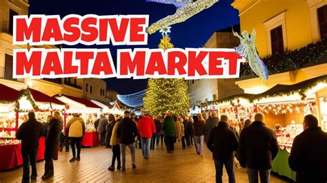 The Largest Malta Christmas Market Rabat Christmas Market Natalis