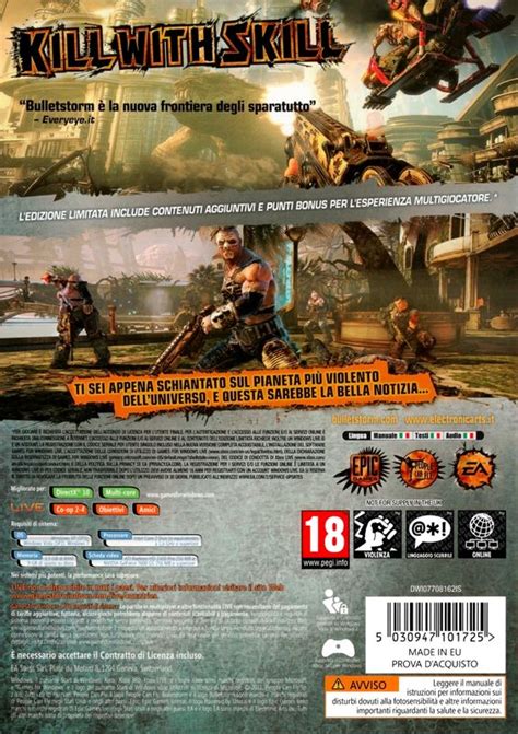 Bulletstorm (Limited Edition) (2011) box cover art - MobyGames