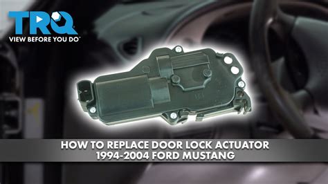 How To Replace Door Lock Actuators 1994 2004 Ford Mustang YouTube