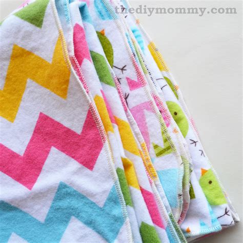 How To Finish Baby Receiving Blankets With A Serger The Diy Mommy