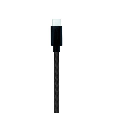 Olixar W M Braided Usb C To C Charge Sync Cable Black