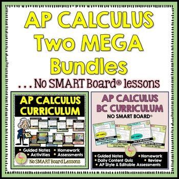 Ap Calculus Ab Bc Double Big Bundle Curriculum Flamingo Math Ap