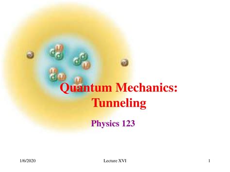 Ppt Quantum Mechanics Tunneling Powerpoint Presentation Free