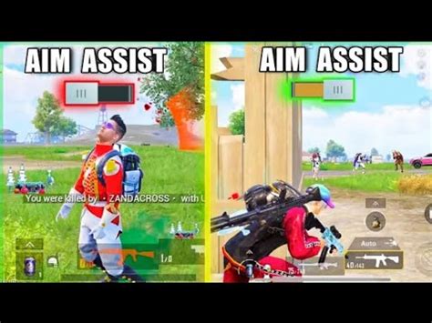 The Difference Between Aim Assist Off On SAMSUNG A3 A5 A6 A7 J2 J5