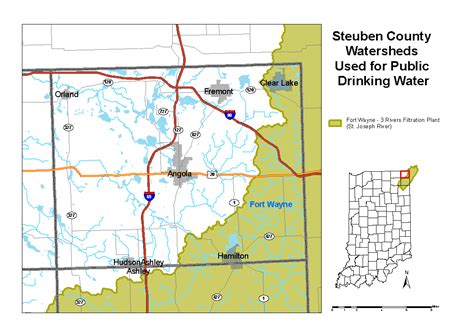 Steuben County Watershed Map