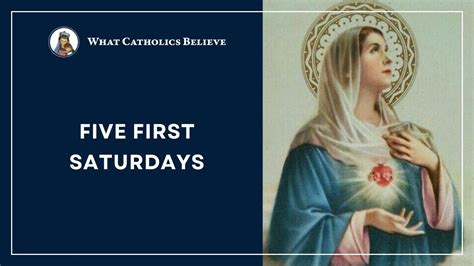 The Five First Saturdays Devotion YouTube