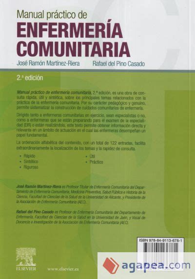 Manual Practico De Enfermeria Comunitaria Jose Ramon Martinez Riera