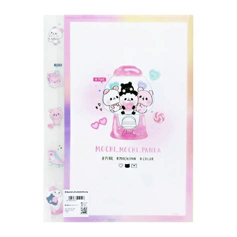 Mochi Panda Pink Index File Folder Kawaii Panda Making Life Cuter