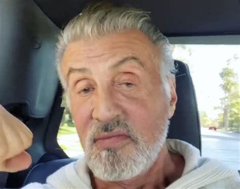 Sylvester Stallone Reveals Natural Silver Hair Stay True To The Gray