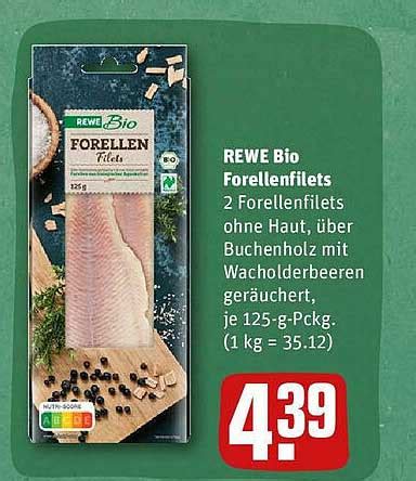 Rewe Bio Forellenfilets Angebot Bei Rewe Prospekte De