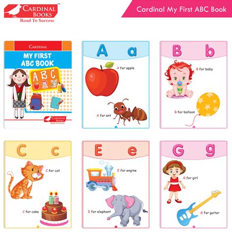 Cardinal My First Alphabet Books Set Of 4 Alphabet Picture Book My