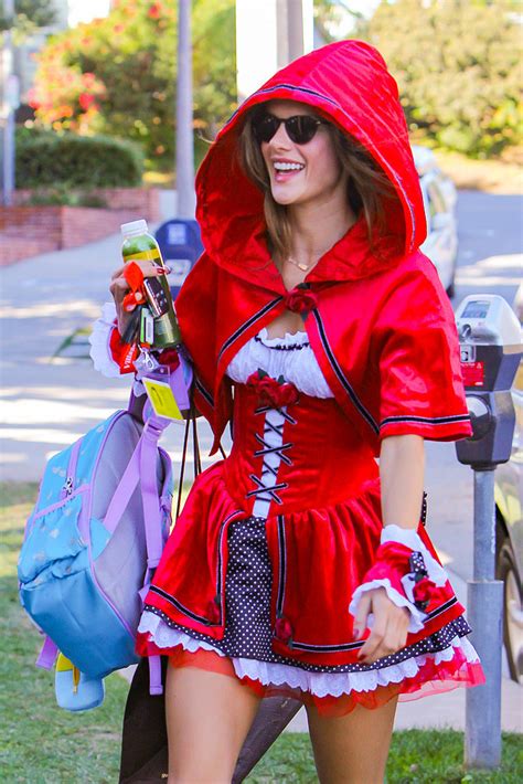 Alessandra Ambrosio As Little Red Riding Hood The Best Celebrity