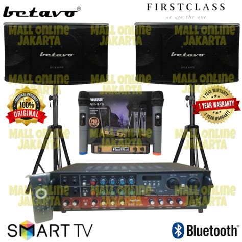 Jual Paket Karaoke Betavo Inch Speaker Sound System Rumah Home