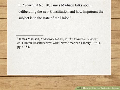 4 Ways To Cite The Federalist Papers Wikihow