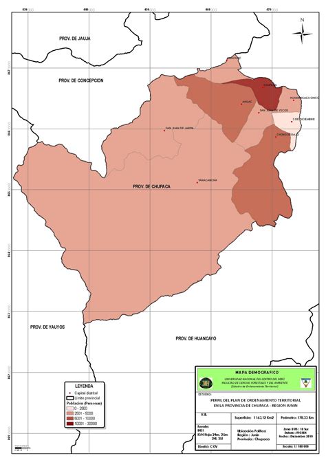 MAPAS TEMATICOS DEL PERU Mapas Temáticos de la Provincia de Chupaca