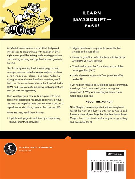 Javascript Crash Course No Starch Press