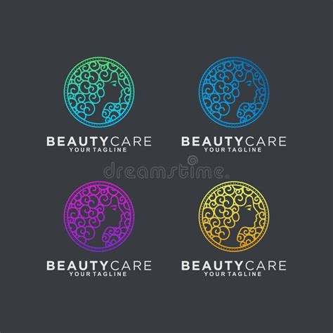 Beauty Care Logo Design Inspiration Idea Concept Stock Vector - Illustration of badge, beauty ...