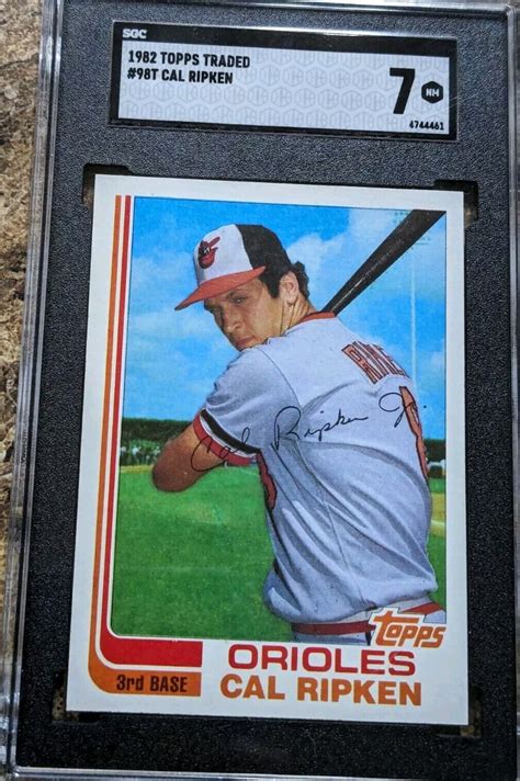 1982 Topps Traded Cal Ripken Jr 98t Sgc 7 Ebay