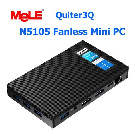 Купить Алиэкспресс MeLE Intel Celeron N5105 Fanless Mini PC Windows