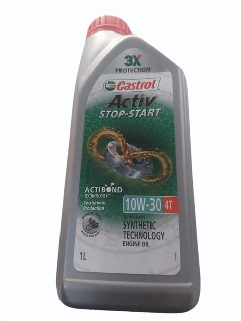 1L 10W 30 4T Castrol Activ Engine Oil Bottle Of 1 Litre At Rs 450